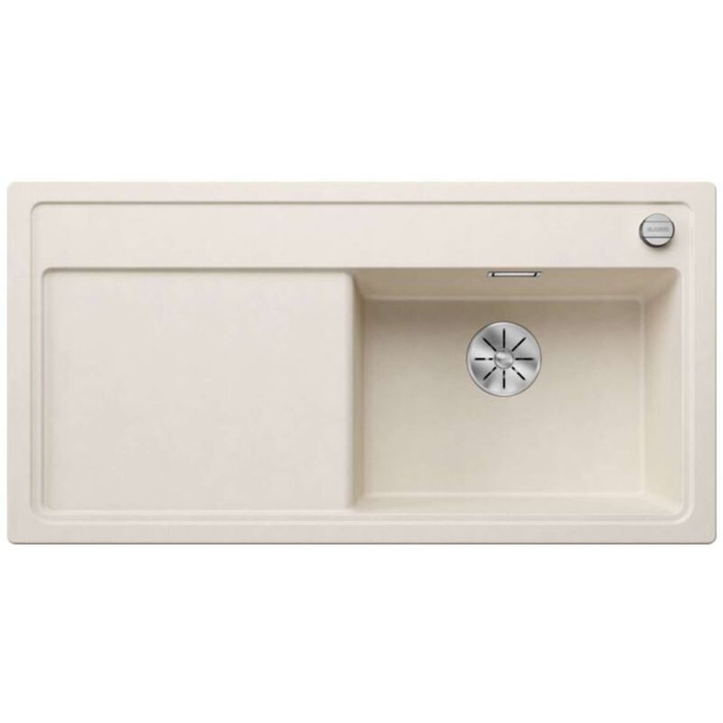 foto del prodotto blanco zenar xl 6 lavello in silgranit, 100x51 cm, con comando remoto dello scarico, infino, bianco fine 527189