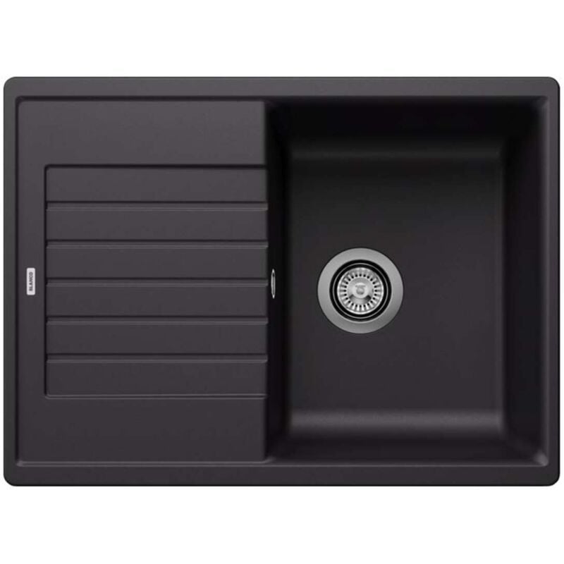 foto del prodotto blanco - zia 45 - lavello in silgranit, 68x50 cm, compact, nero 526009