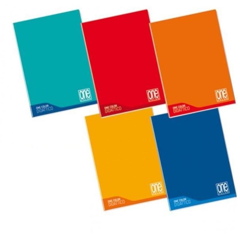 foto del prodotto blasetti one color maxi quaderno per scrivere a4 19 fogli multicolore