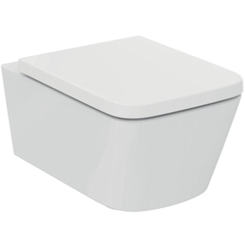foto del prodotto blend cube wc sospeso aquablade senza sedile fissaggi nascosti bianco codice prod t368601 ideal standard