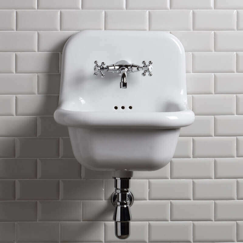 foto del prodotto bleu provence true colors lavabo retro lavabi bianco 42x42x46cm