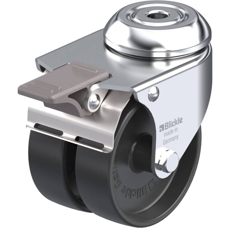 foto del prodotto blickle 285320 lmda poa 75g fi ruota girevole doppia diametro ruota 75 mm capacit di carico max. 100 kg 1 pz.