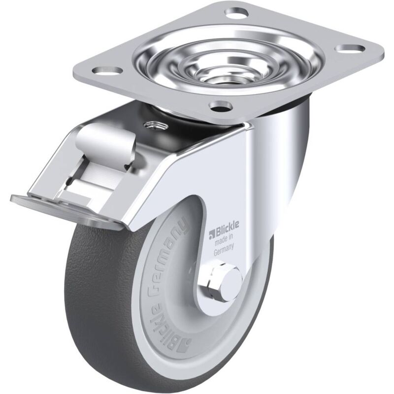 foto del prodotto blickle 294926 le pth 100k fi ruota girevole con fermi diametro ruota 100 mm capacit di carico max. 150 kg 1 pz.