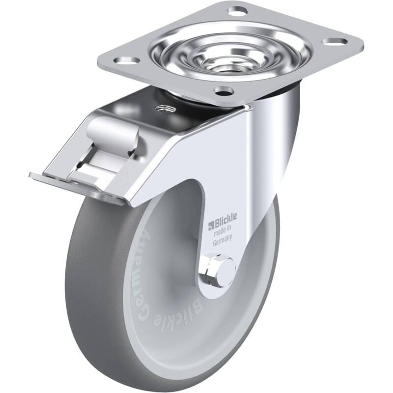 foto del prodotto blickle 605592 le tpa 127g fi ruota girevole con fermi diametro ruota 125 mm capacit di carico max. 125 kg 1 pz.