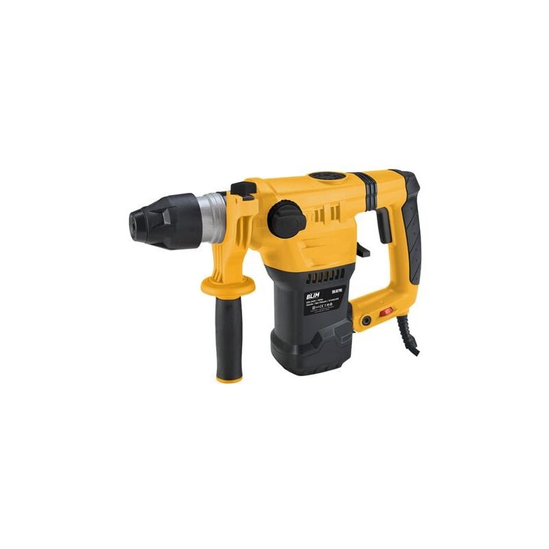 foto del prodotto blim sds plus martello 1500w 150 750 giri min 4 funzioni potenza d impatto 6,5j 4.000 colpi al minuto include punte e scalpelli