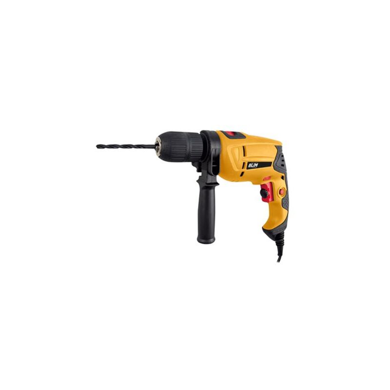 foto del prodotto blim trapano a percussione 500w velocit regolabile 0 3200 giri min mandrino autoserrante da 13 mm pulsante di bloccaggio include valigetta
