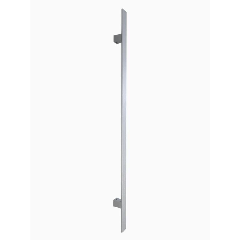 foto del prodotto blindofacile maniglione cromato satinato piatto 80 cm per porta esterna blindata verticale