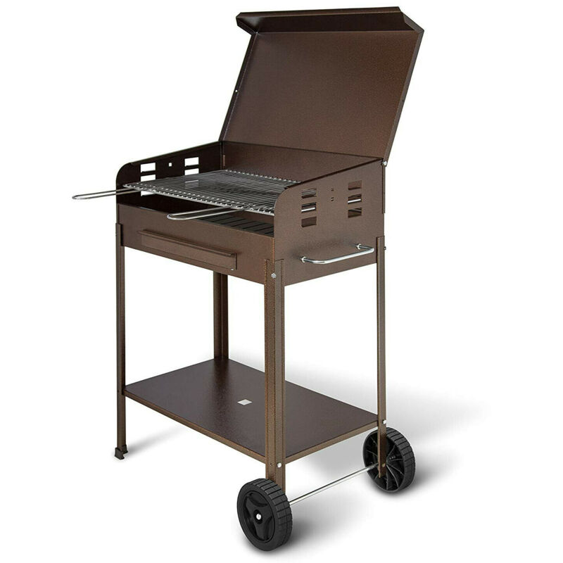 foto del prodotto blinky barbecue a carbone carbonell polifemo cm 40x70xh 95 fornacella grill
