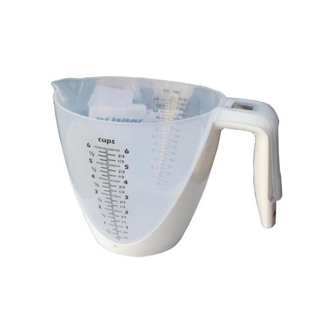 foto del prodotto blinky bilancia da cucina con caraffa plastica dosatrice 1,5 l