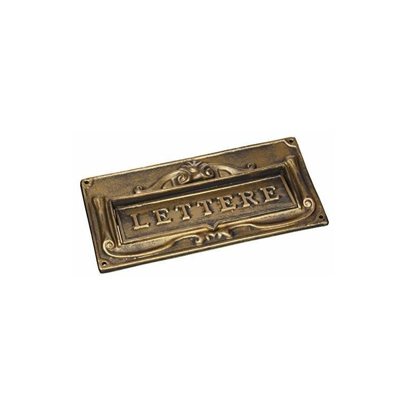 foto del prodotto blinky buca per lettere in alu zinco e bronzo 300x140mm