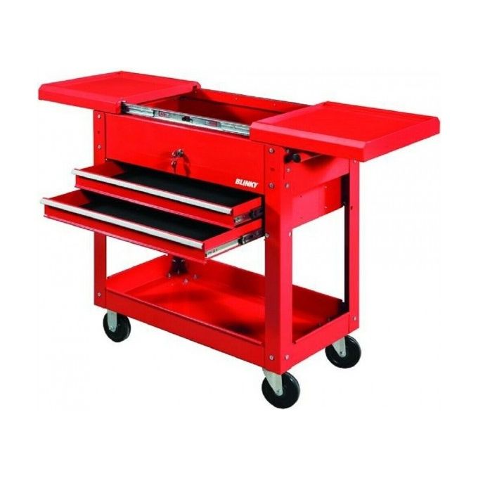 foto del prodotto blinky carrelli portautensili modello stedy vuoto 70,5x37x83cm