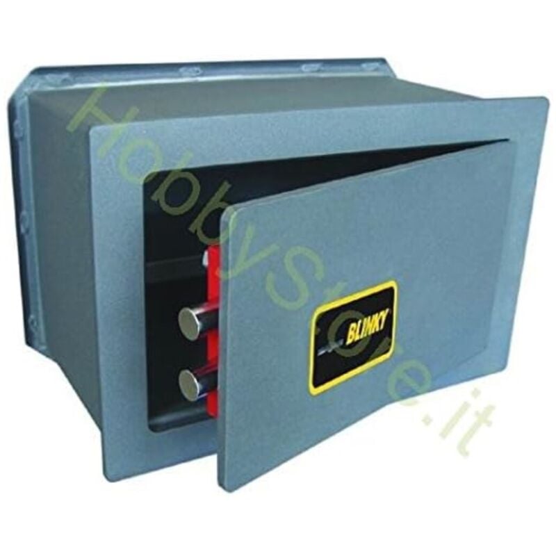 foto del prodotto blinky - cassaforte a muro doppia mappa 36x19,5x23cm