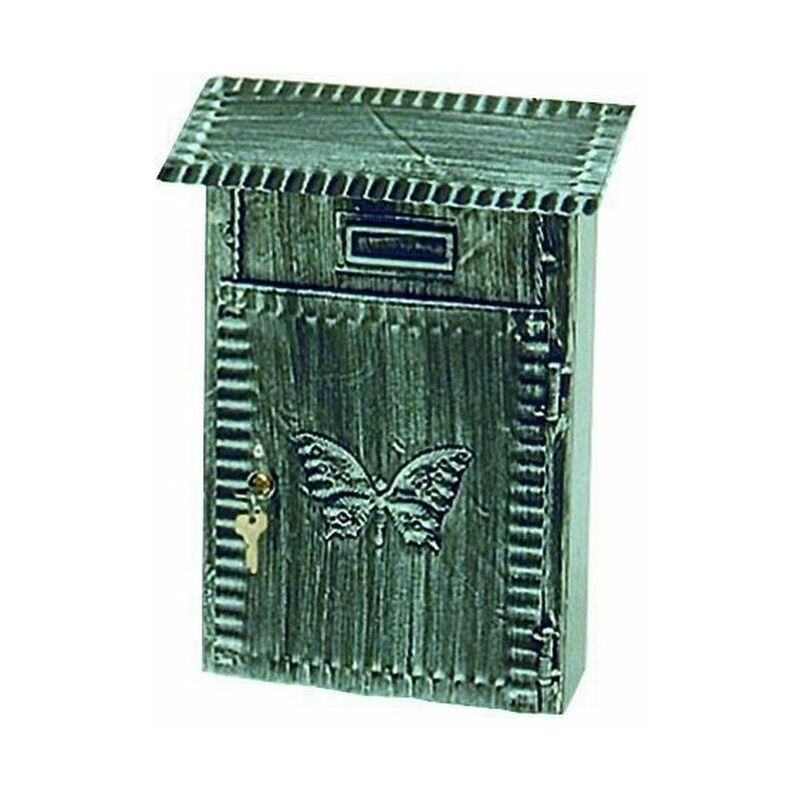 foto del prodotto blinky cassette per lettere fe battuto grande antichizzata 22x10x31h