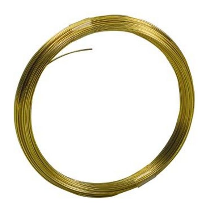 foto del prodotto blinky filo per fiori ottone cotto 20 matasse da gr.50 mm. 0,6