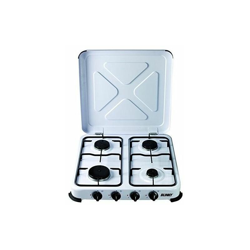 foto del prodotto blinky fornelli gas gpl con coperchio fuochi 4