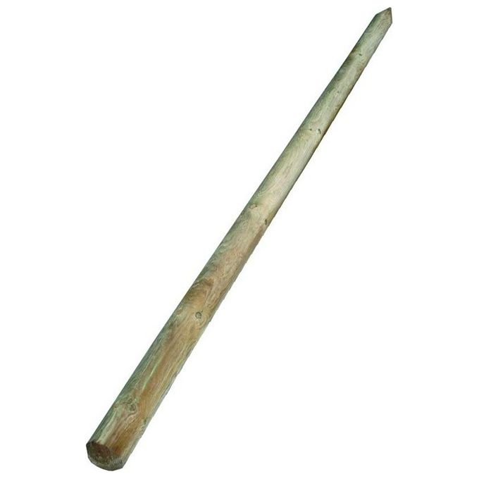 foto del prodotto blinky palo legno ibisco tondo a punta 8x200 cm