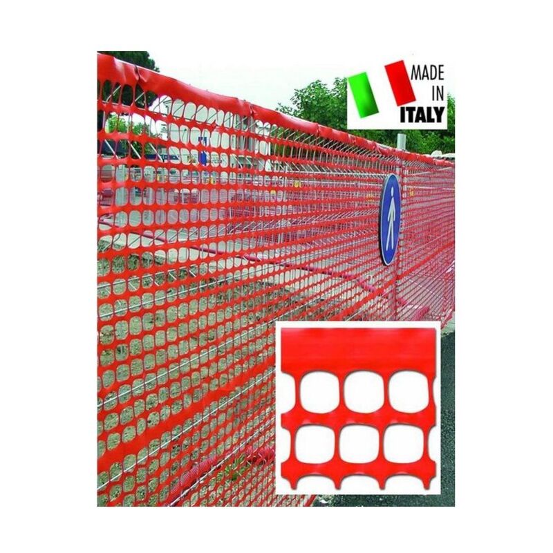 foto del prodotto blinky rete per cantieri arancio rotolo 50 mt 150gr mq h.cm. 180