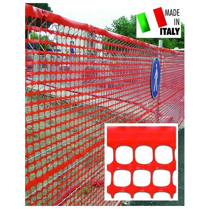 foto del prodotto blinky rete per cantieri arancio rotolo 50 mt h.cm. 120