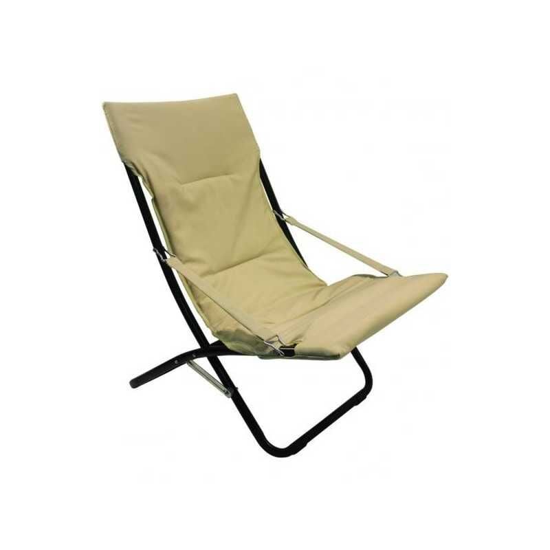 foto del prodotto blinky sedia sdraio imbottita canapone relax colore beige