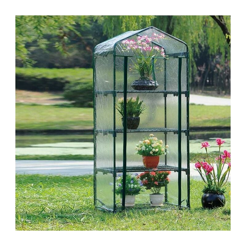 foto del prodotto blinky - serre in pvc a cassetta 4 ripiani 69x49x155h