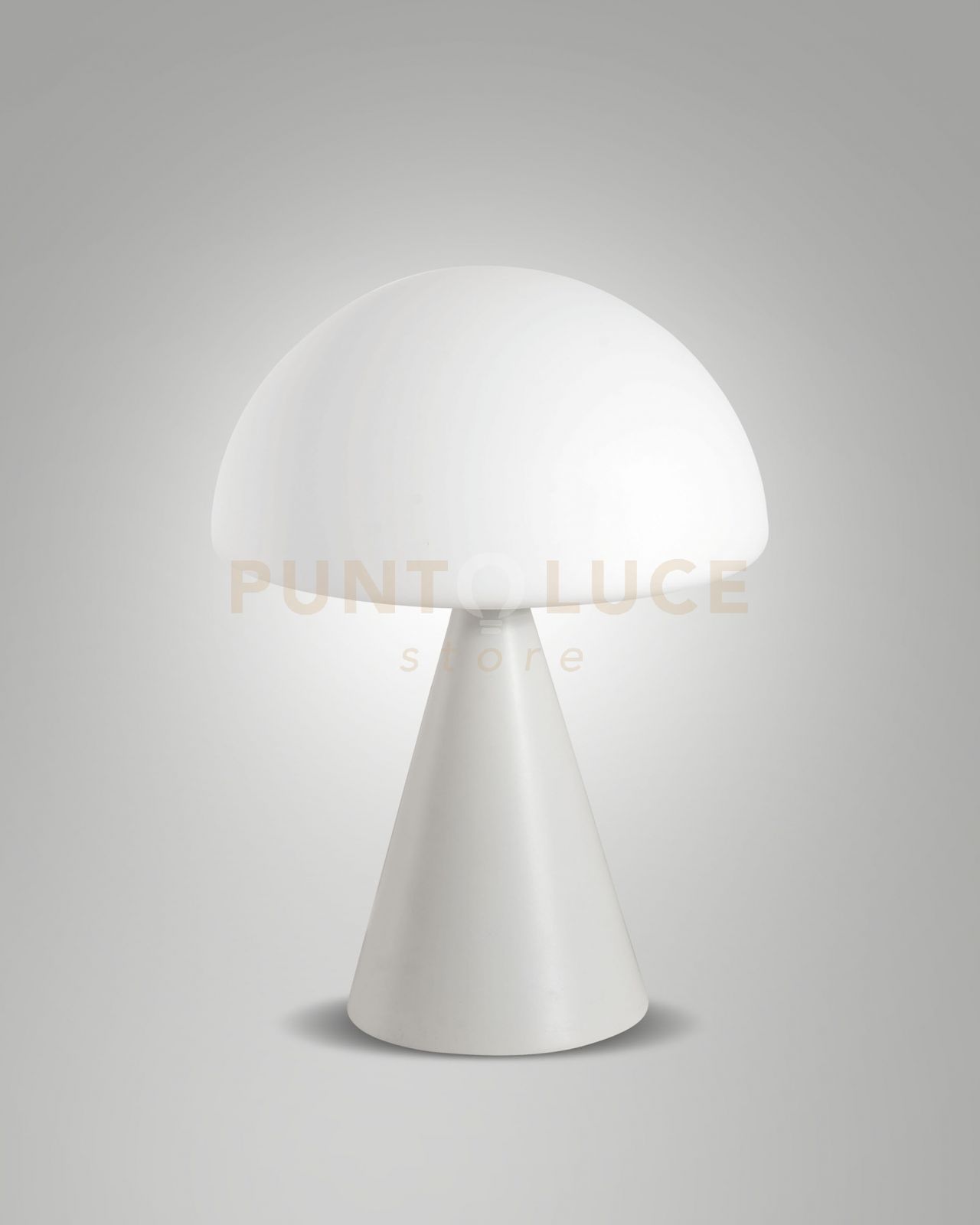 foto del prodotto blip lampada da tavolo bianca a led cct 2700k 3000k 4000k 7w 500 lm dimmerabile