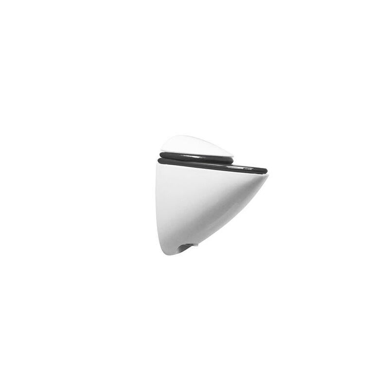 foto del prodotto blister 2 supporti per mensole pellicano bianco apertura 25mm 42 amig 24558