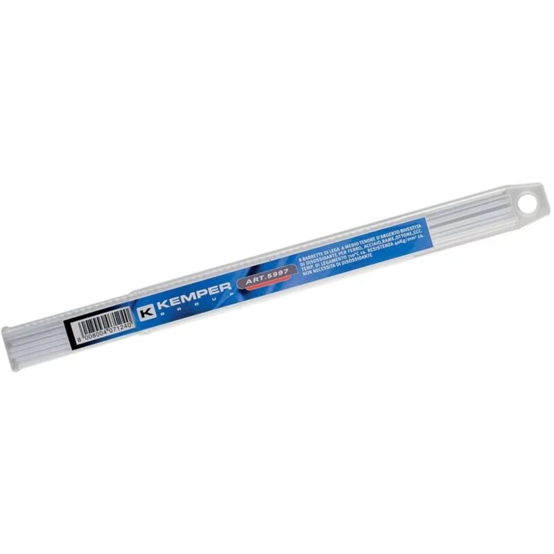 foto del prodotto blister 8 barrette lega x saldatura