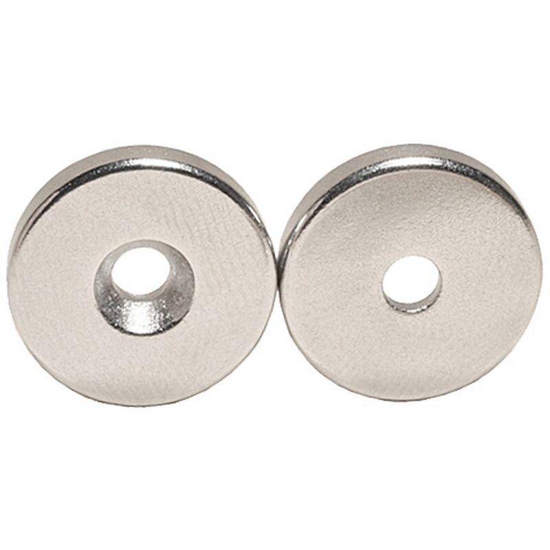 foto del prodotto blister bottone magnetico con foro svas 20x3 mm. 2 pezzi