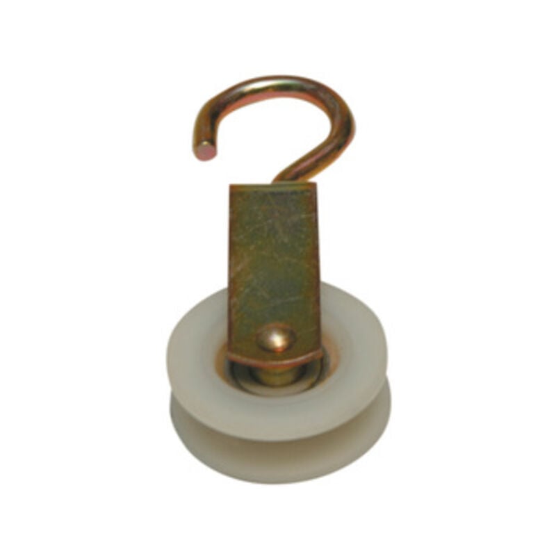 foto del prodotto blister carrucola nylon con cuscinetto d 40 mm. 2 pezzi