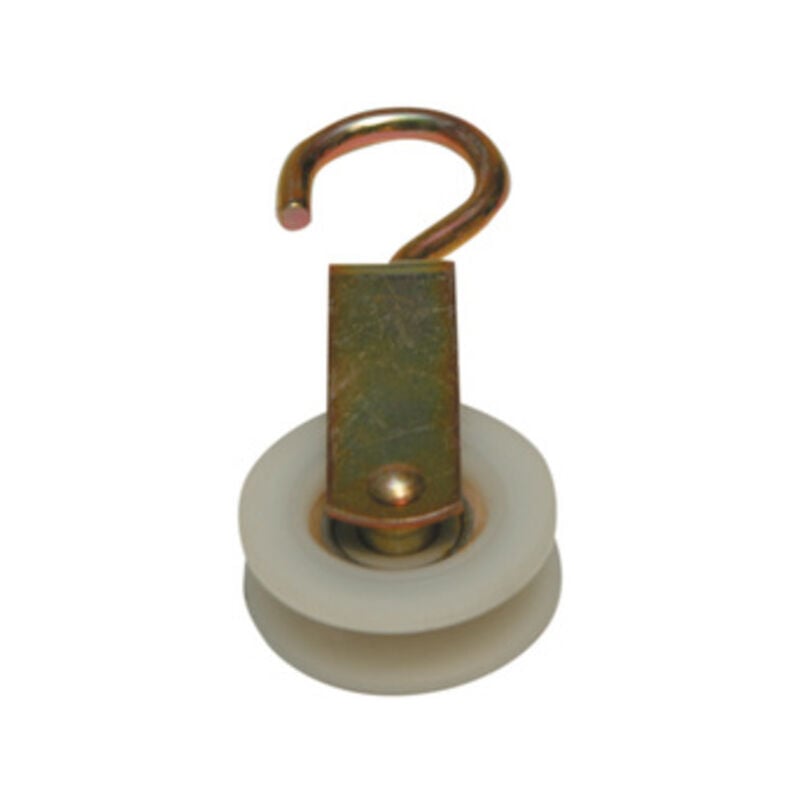 foto del prodotto blister carrucola nylon con cuscinetto d 50 mm. 2 pezzi