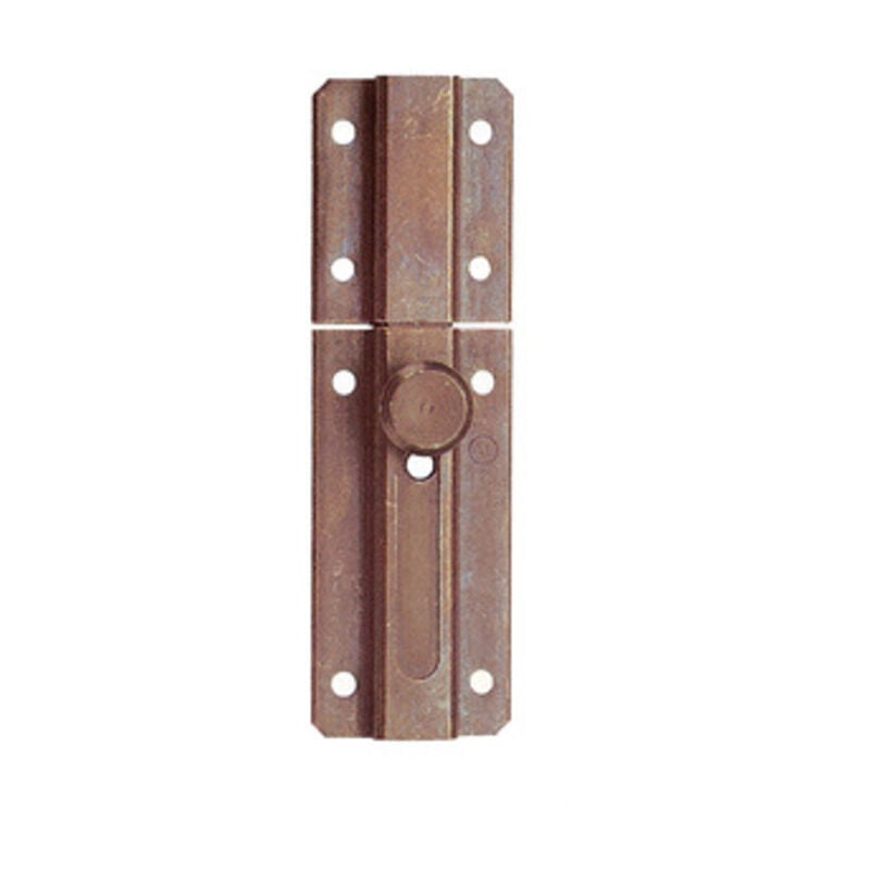 foto del prodotto blister catenacciolo orizzontale ferro bronz 160 mm.