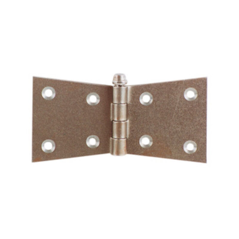 foto del prodotto blister cerniera coda di rondine ferro 110x55 mm. 2 pezzi