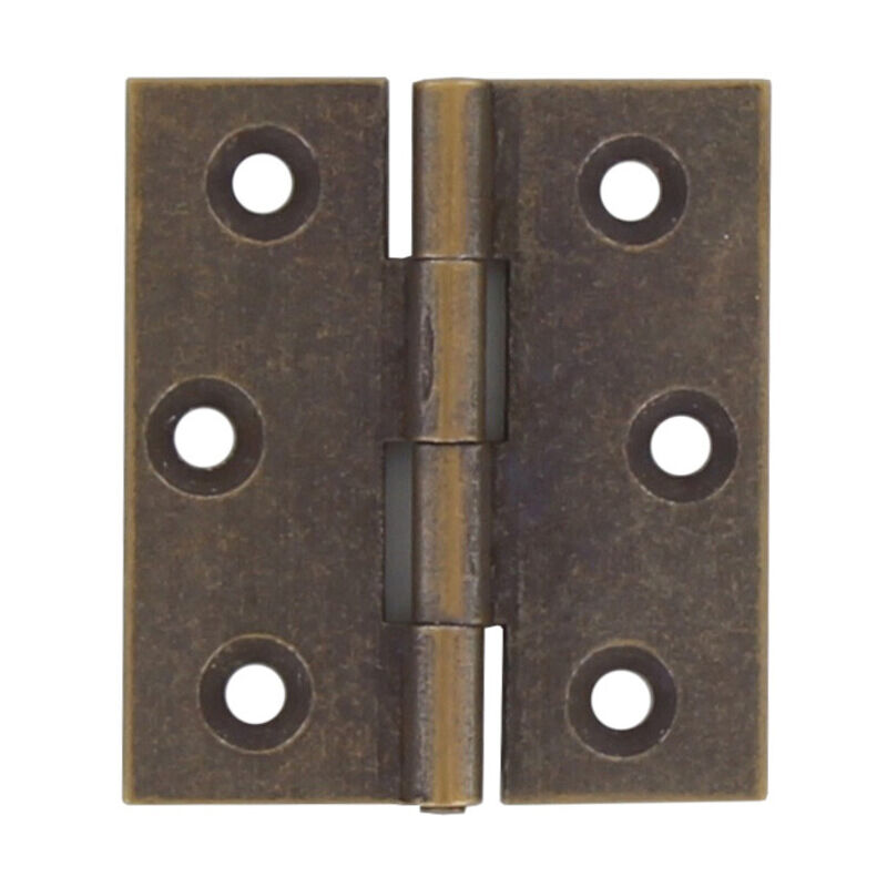 foto del prodotto blister cerniera fresata piana ottone bro 40x35 mm. 2 pezzi
