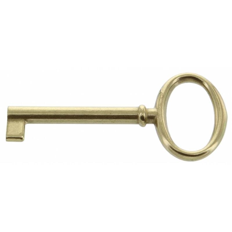 foto del prodotto blister chiave per mobili 33706 ottone lucido 2 pezzi