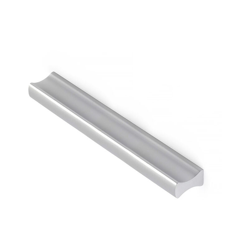 foto del prodotto blister con 4 maniglie per mobili in alluminio anodizzato opaco mod.2279 interasse 96 mm rei