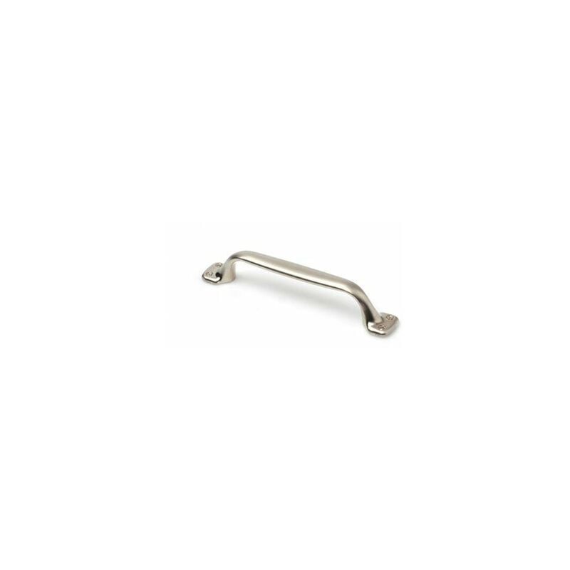 foto del prodotto blister con 4 maniglie tipo maniglia per mobili in zama finitura nichel smussata mod.580 tra le punte 96mm rei
