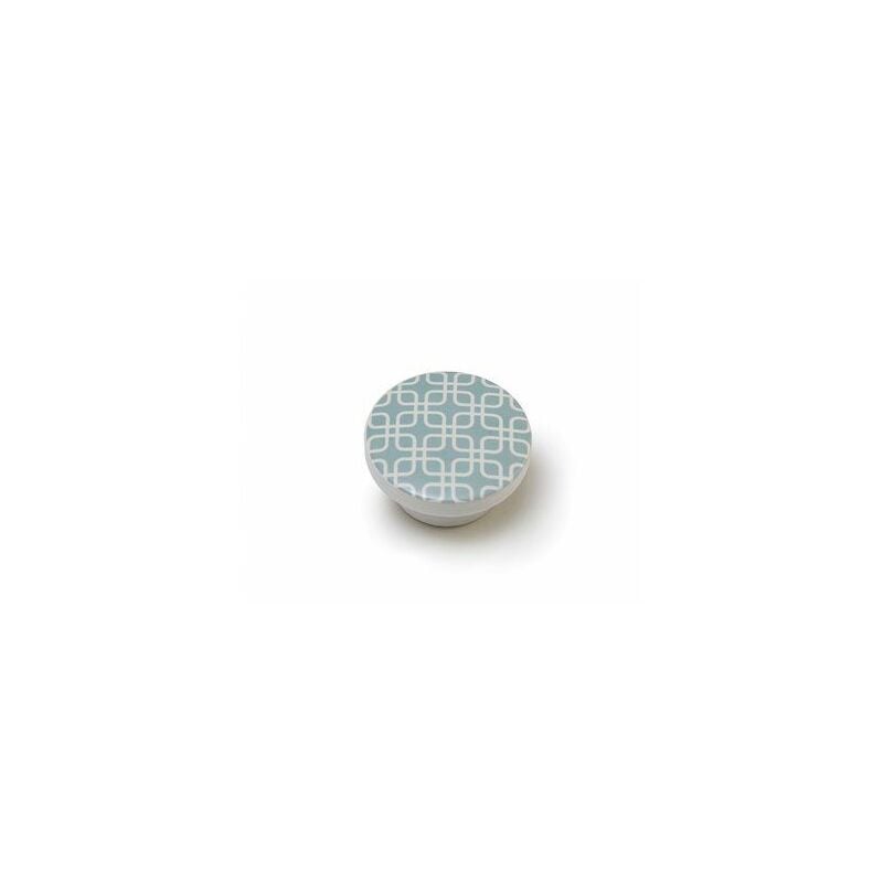 foto del prodotto blister con 4 pomelli tondi per mobili in legno finitura grigia mod.e225 38mm rei