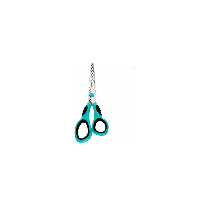 foto del prodotto blister con forbici da ufficio blu 20,5 cm milan o