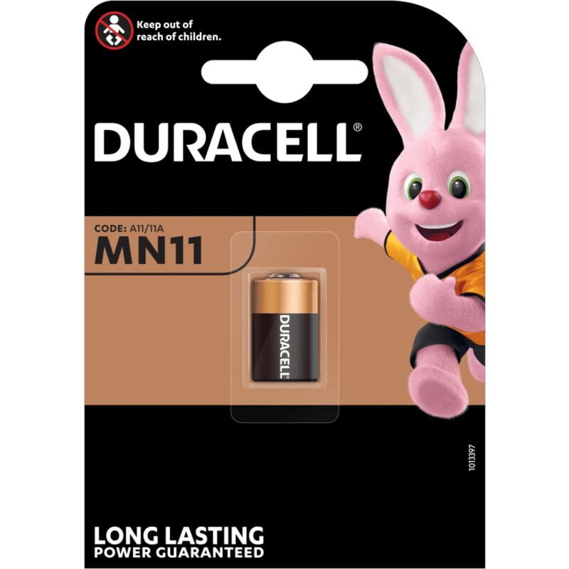 foto del prodotto blister da 1 pila alcalina 6v 38mah duracell mn11
