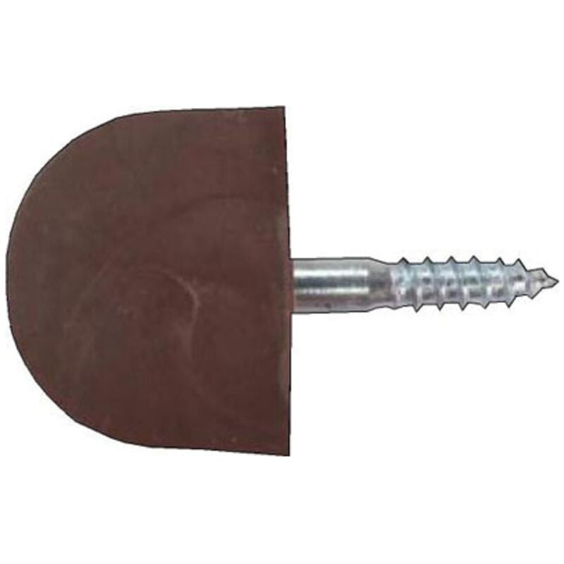 foto del prodotto blister da 12 piccoli supporti per ripiani in plastica marrone per espositori 01