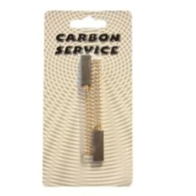 foto del prodotto blister da 2 carboncini 5 x 4 x 10 mm con molle per utensili vari
