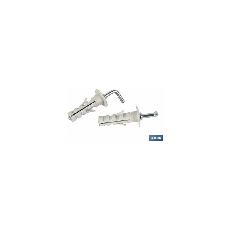 foto del prodotto blister da 2 unit tappo in nylon con gancio 5x45