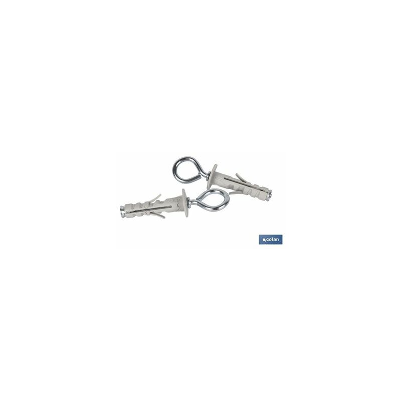 foto del prodotto blister da 2 unit tasselli in nylon con anello 4x40