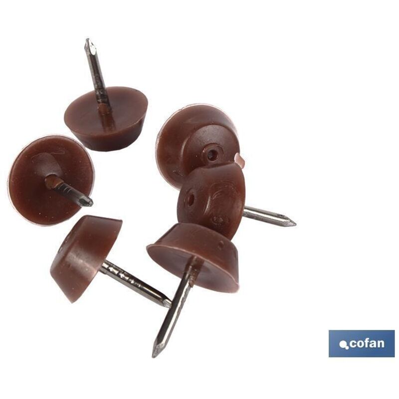 foto del prodotto blister da 6 pezzi di fermasedia marrone