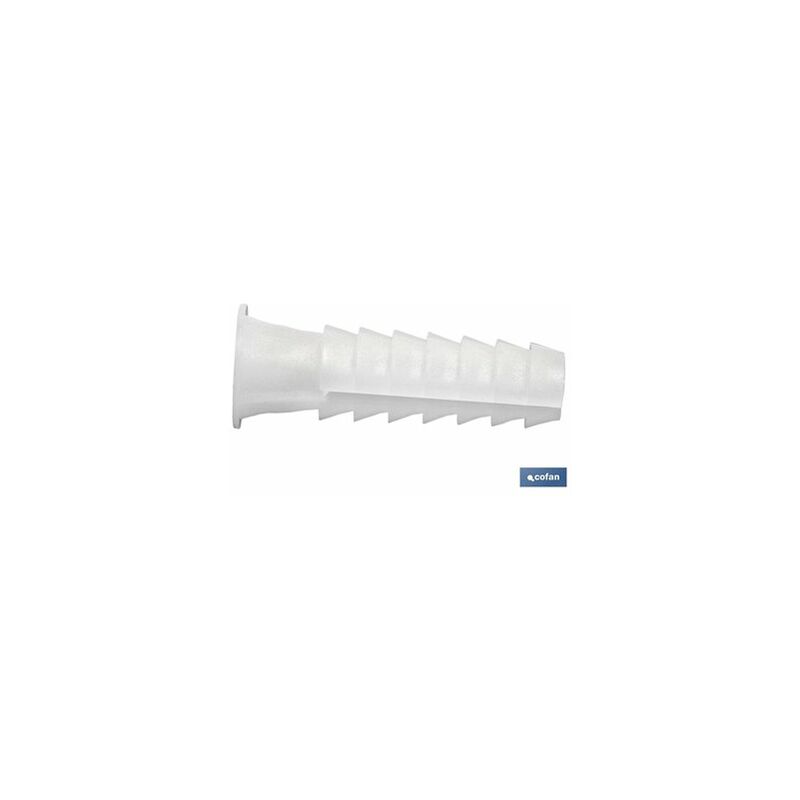 foto del prodotto blister da 6 unit tappo in plastica bianca 9 mm