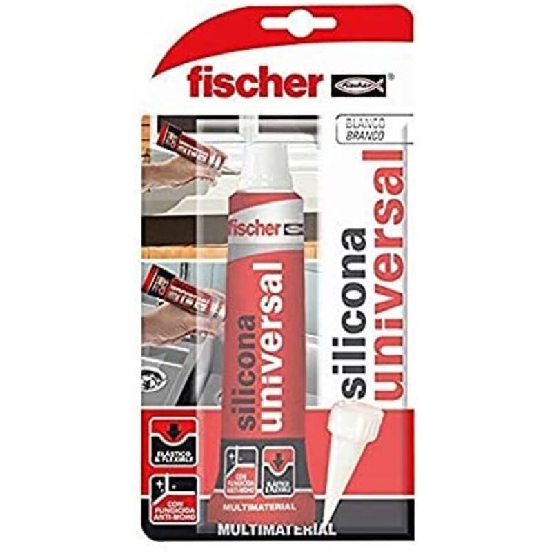 foto del prodotto blister di silicone universale fischer - 50 ml - trasparente - 96110