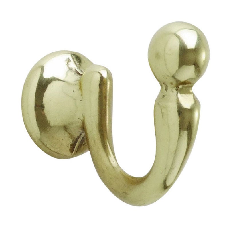 foto del prodotto blister fermatenda gancio sfera 38x33 oro lucido 2 pezzi