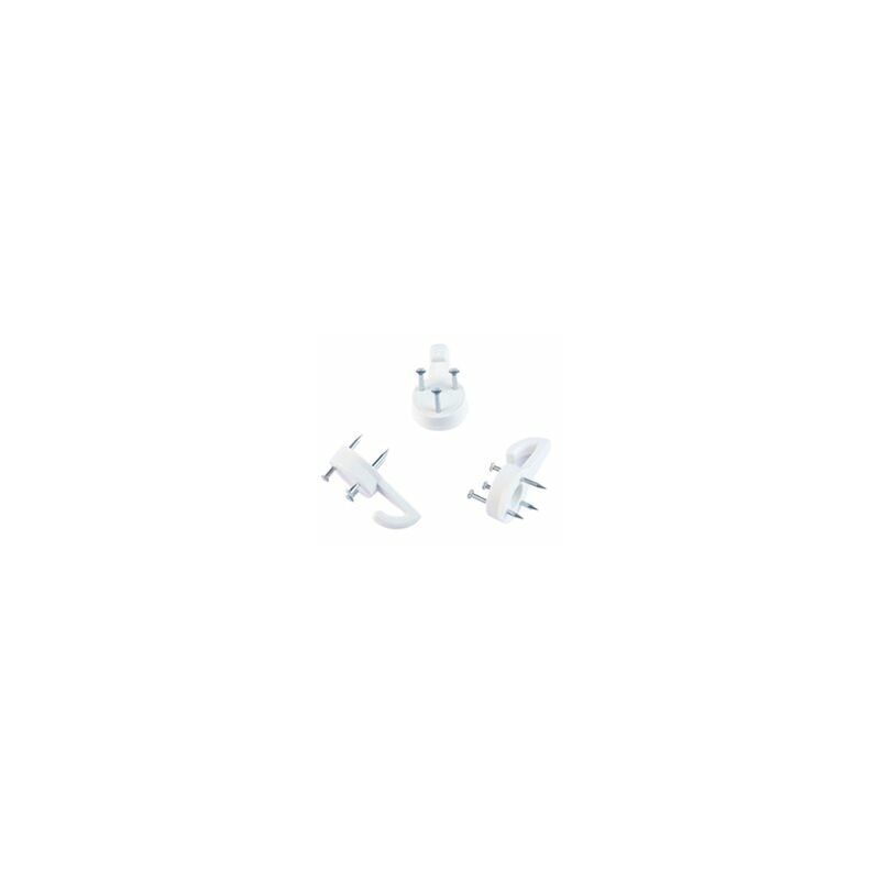 foto del prodotto blister hang easy hanstik bianco da 3 punte 4 unit 