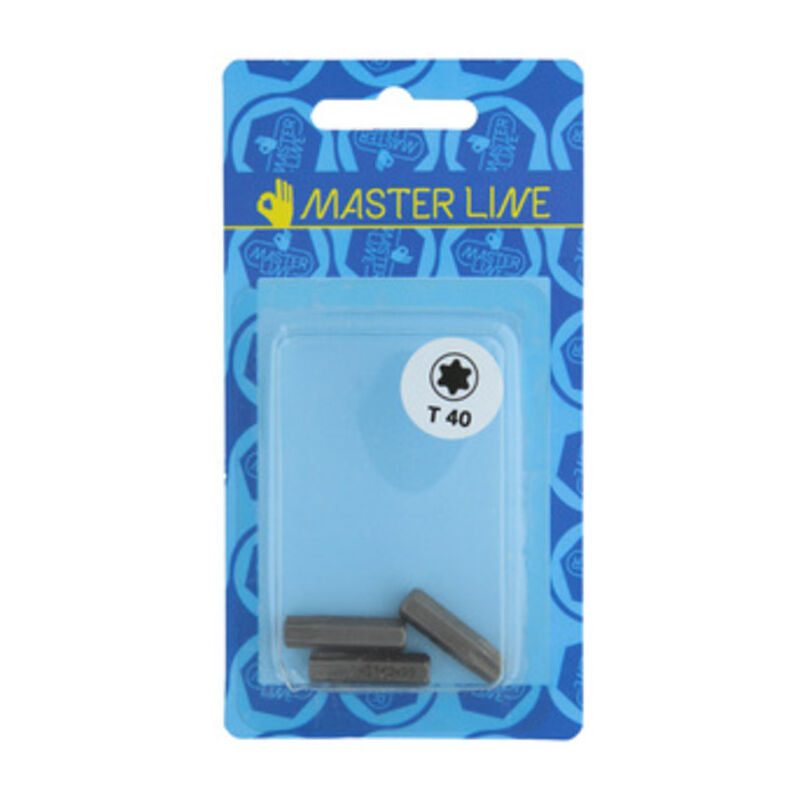 foto del prodotto blister inserto torx 25 mm. t27 m. 5,0 3 pezzi