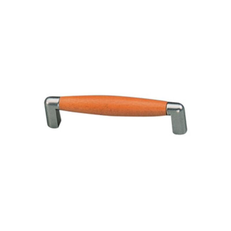 foto del prodotto blister maniglia faggio 4090 noce nichel sat 128 mm.